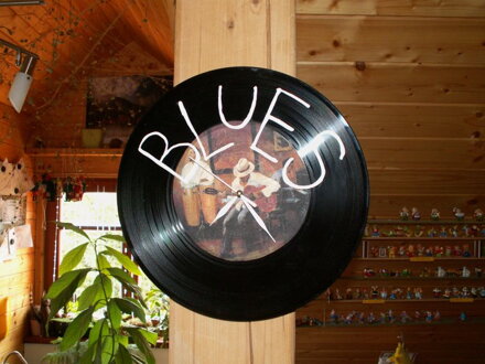 Blues - retro hodiny