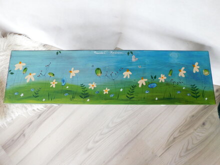 Lavička "Nesadať! Kvitnem..."